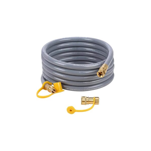 Durable and Flexible Propane Gas Hose with Quick Connect for Grill and Generator