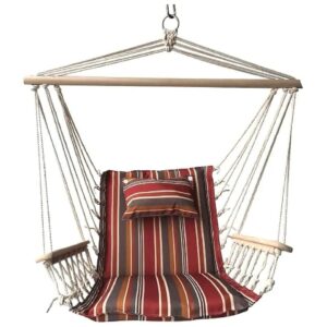 Durable and Long Lasting Hammock Chair with Breathable Fabric for Indoor Outdoor Use