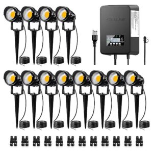 Durable and Waterproof LED Landscape Lighting Kit for House Yard Tree Garden