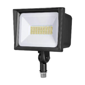 Dusk-to-Dawn Outdoor Flood Light with Automatic Sensor, 6670LM Brightness