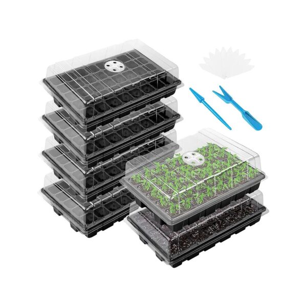 Duty Seed Starter Tray Kit with 240 Cells for Growing Fruits, Flowers, and Vegetables