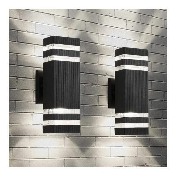 Easy Installation LED Outdoor Wall Light Fixtures for House Exterior - No Wiring Required