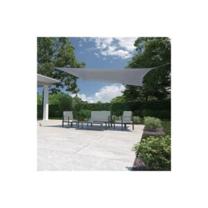 Easy Installation Ready to Hang Rectangle Shade Sail Steel