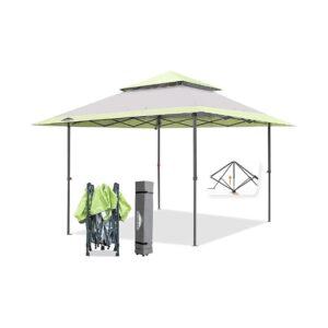 Easy Setup Straight Leg Pop Up Canopy Tent with Automatic Eaves