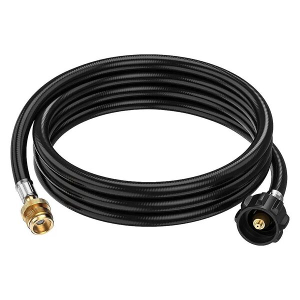 Easy to Install Propane Hose Adapter for 20lb and 1lb Propane Tanks