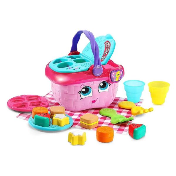 Easy to Store and Carry Picnic Basket with Play Pieces