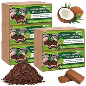 Eco-Friendly Coconut Coir Soil Starter Mix for Flowers and Herbs