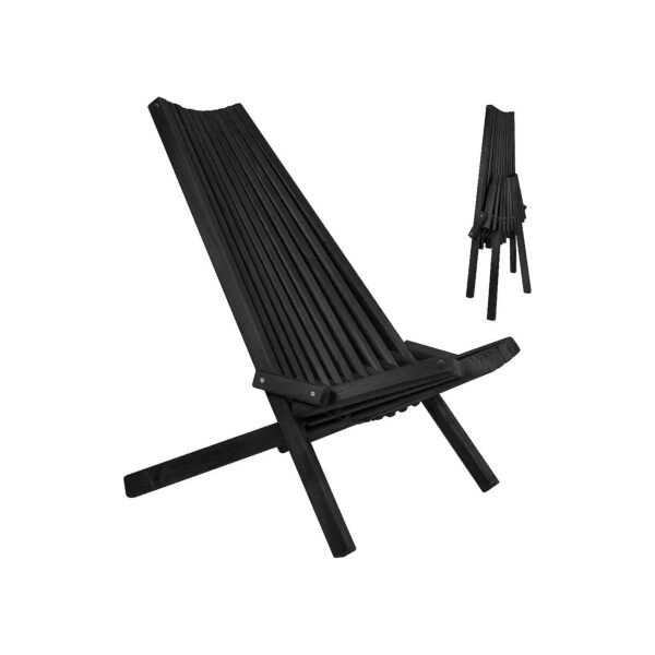 Eco-Friendly Folding Chair with Acacia Wood Construction and Durable Design