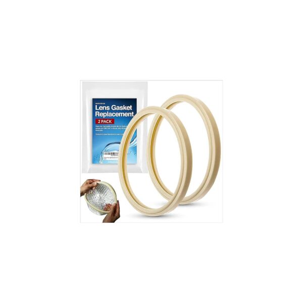 Effective 2-Pack Replacement Gaskets for Pentair IntelliBrite and AmeriLite Lights Owners