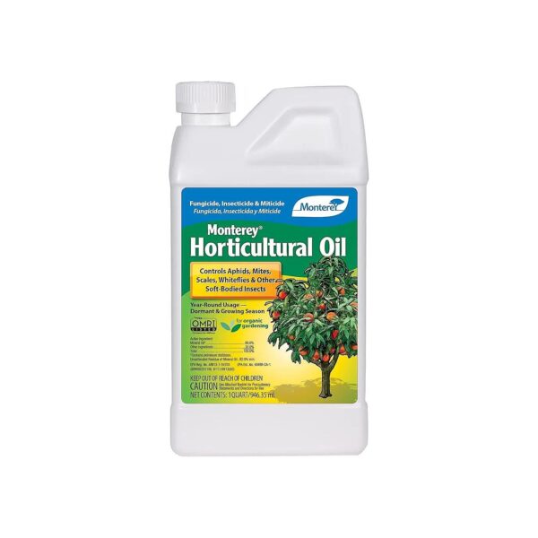 Effective Insecticide and Fungicide Control with Monterey Organic Horticultural Oil