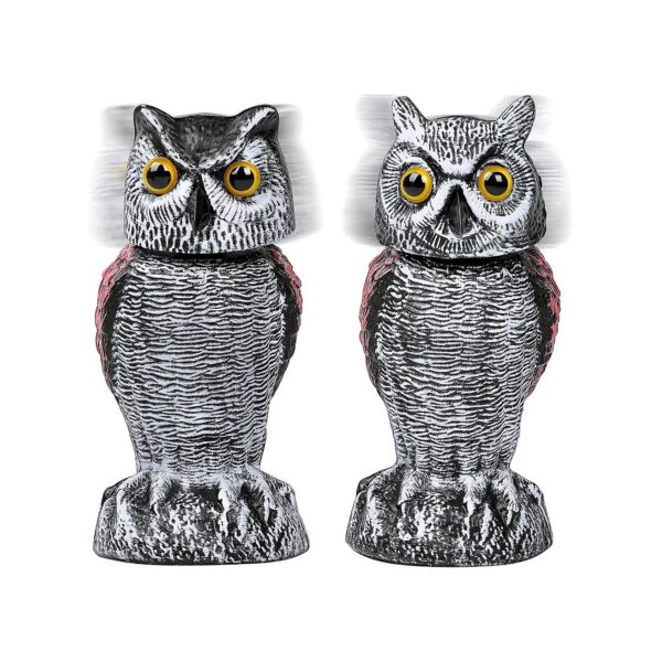 Effective Waterproof Owl Bird Scarecrow Decoys for Outdoor Use in Gardens Bushes