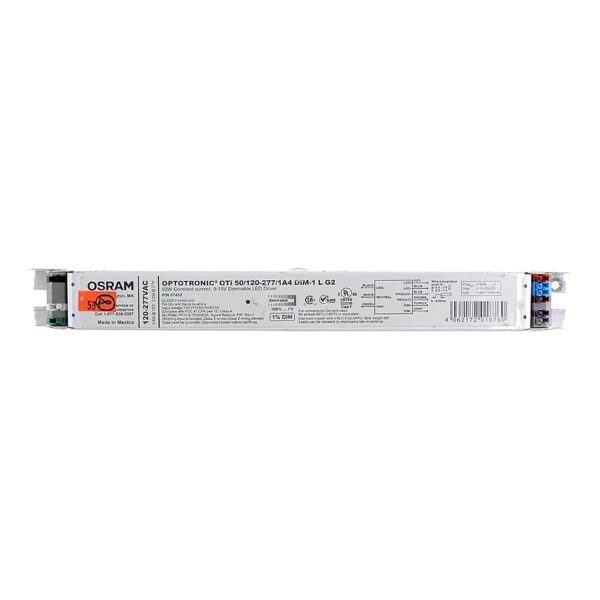 Efficiency LED Driver, 50 Watt, 120/277 Volt, 0-10 Volt Dimming, Constant Current