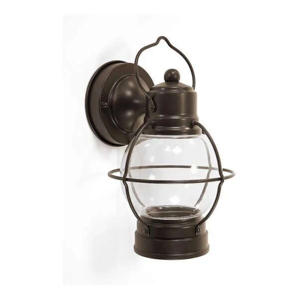 Efficient 100W LED Bronze Farmhouse Lantern Wall Sconce