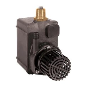 Efficient 1/40 HP Submersible Parts Washer Pump for UL-Listed Solvents 300 GPH 115V