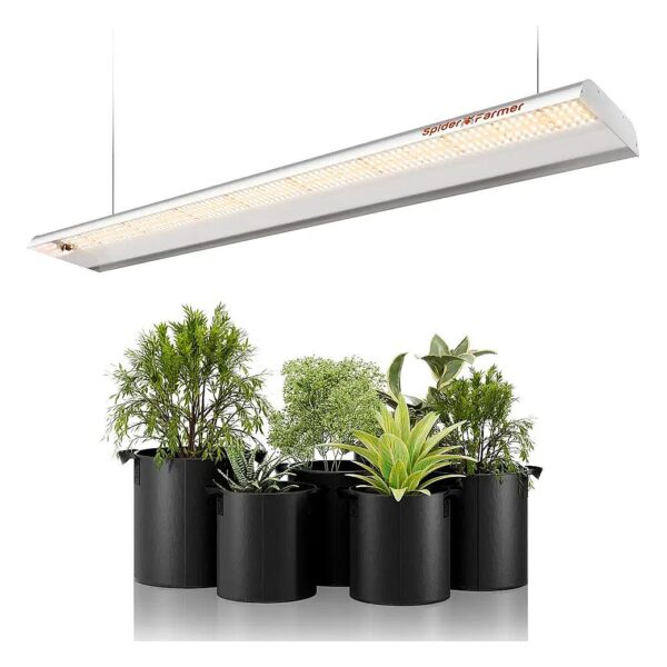 Efficient 2x4 ft Coverage LED Grow Lamp with 384 Diodes for Indoor Plant Growing