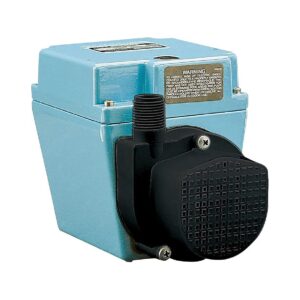 Efficient 670 GPH at 1-Ft Lift 115 Volts 1/15 HP In-Line or Submersible Oil-Filled Pump