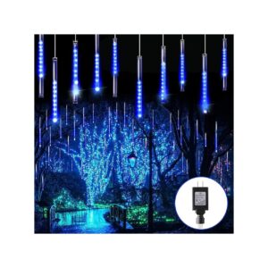 Efficient Blue LED Icing Lights for Holiday Porch Decoration Tree Wedding Party