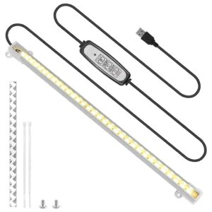 Efficient LED Grow Light Strip for Indoor Plants with Auto ON/OFF and 10 Dimmable Levels