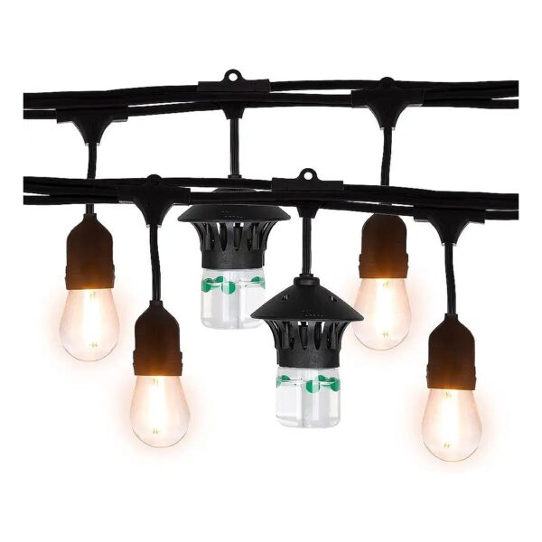 Efficient Outdoor Mosquito Repellent LED String Lights with Proven Coverage