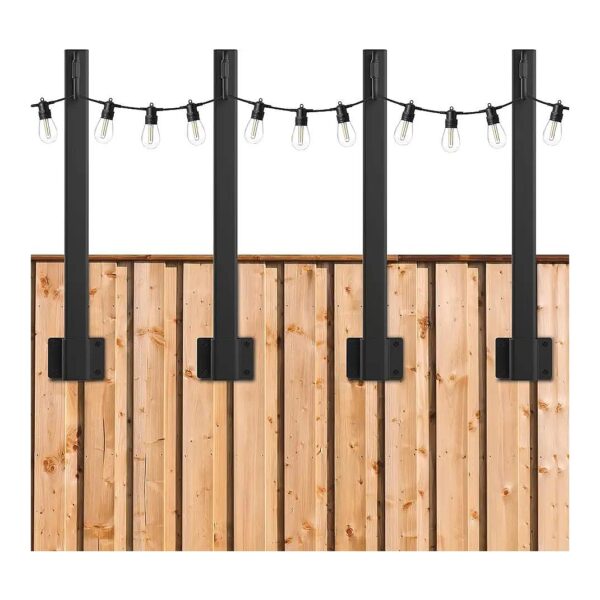 Efficient Outdoor String Light Pole Stand for Patio Garden Backyard and Deck Decor