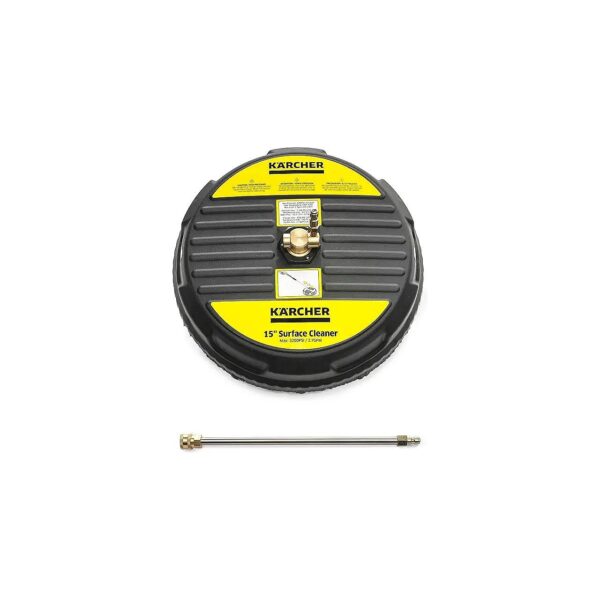 Efficient Surface Cleaning Attachment for Pressure Washers with 2 Spinning Nozzles