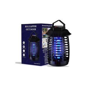 Electric Bug Zapper Mosquito Fly Insect Trap Outdoor Patio Black Modern Device