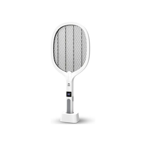 Electric Fly Swatter - USB Rechargeable with 3-Layer Safety Mesh for Safer Kills