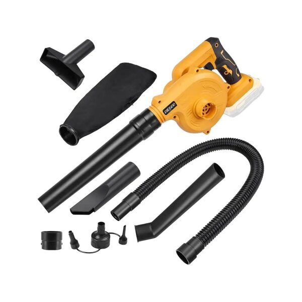 Electric Leaf Blower with Vacuum Functionality for Yard and Home Cleaning Needs