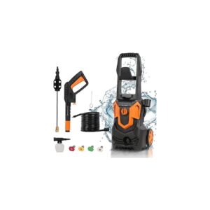 Electric Pressure Washer for Car, Truck, Boat, and RV Cleaning with Max 3000 PSI