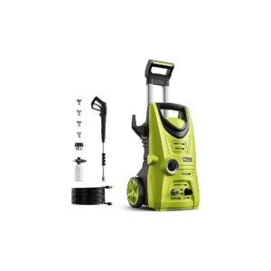 Electric Pressure Washer with 4 Nozzles and Swivel Joint for Versatile Cleaning