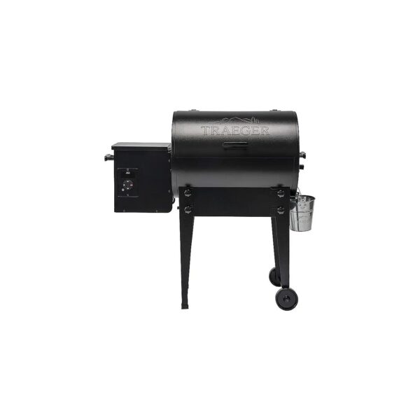 Electric Wood Pellet Grill with Folding Legs for Outdoor Cooking on-the-go