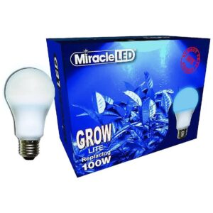 Elite 9W Blue LED Grow Starter for Intensive Plant Cultivation and Hydroponics