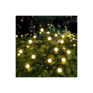 Energy Efficient Solar Powered Swaying Lights for Outdoor Space and Garden Decoration