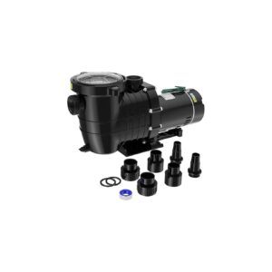 Energy-Efficient Pool Pump for Above Ground and Inground Pools with Dual Voltage Options