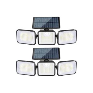 Energy-Efficient Solar Flood Lights with 3 Working Modes for Versatile Lighting Control