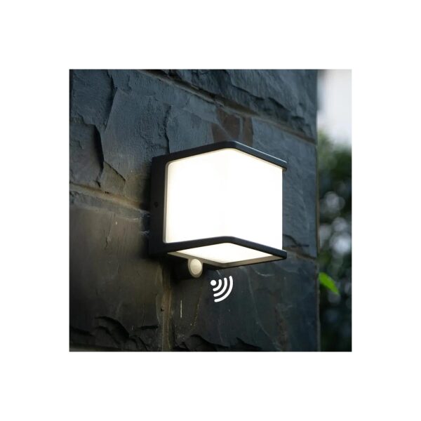 Energy-Efficient Solar Outdoor Wall Light with Motion Sensor Technology