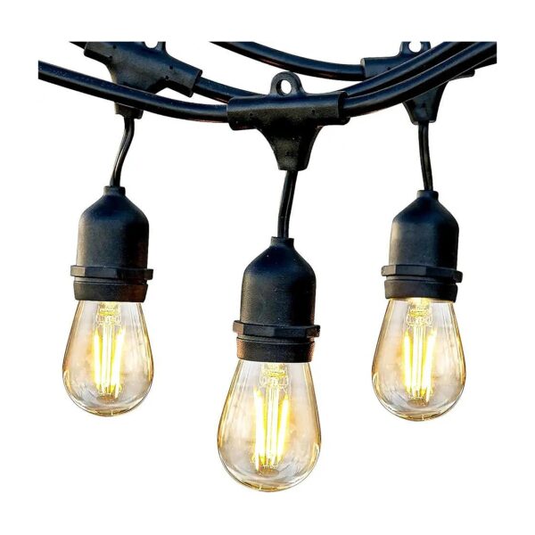 Energy-Efficient Vintage Edison Bulb Patio Lights for Backyard Ambiance