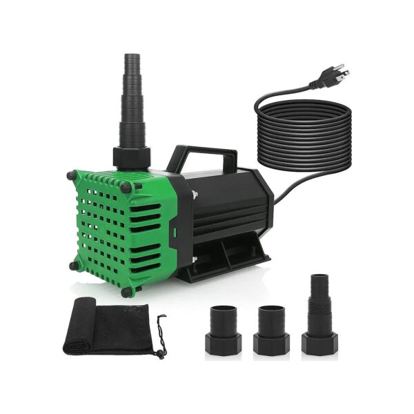 Energy-Saving Submersible Water Pump for Pond and Aquarium with 300W Motor and 25ft Cord