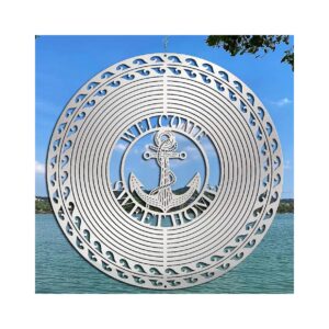 Environmentally Friendly Wind Spinners with Mirrored Finish for Patio Decor