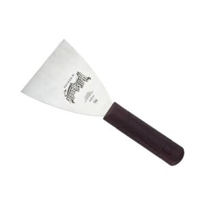 Ergonomic Heat-Resistant Handle Grill Scraper for Efficient Food Preparation