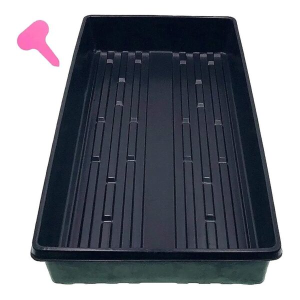 Excessively Strong 10x20 Inch Seedling Tray with 12 Mini Plant Labels for Easy Tracking