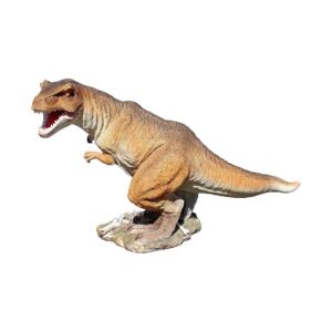 Exclusive Polyresin Raptor Dinosaur Statue with Antique Finish