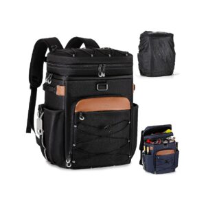 Expandable Cooler Backpack with Waterproof Cover and Insulated Design for Men and Women