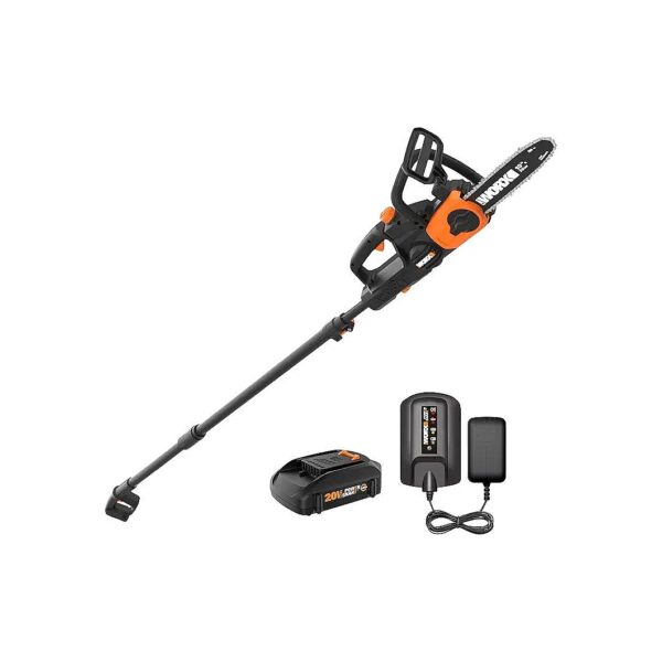 Expandable Power with Cordless 20V Chain Saw and Battery Pack