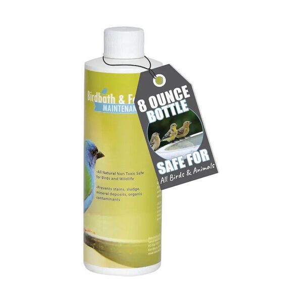 Extend Life of Bird Bath Fountain with Enzyme Formula and Pump Protection