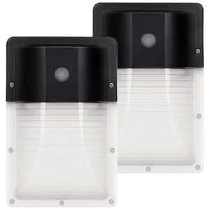 Exterior LED Wall Pack Light with Dusk to Dawn Sensor for Energy-Saving and Security