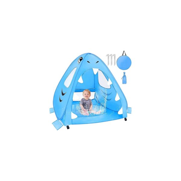 Extra High Baby Beach Tent with Pool and 3 Mesh Windows for Ultimate Ventilation