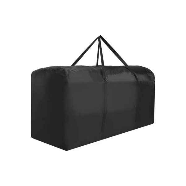 Extra Large Patio Furniture Cushion Storage Bag Black 68x30x20 Waterproof Rectangle