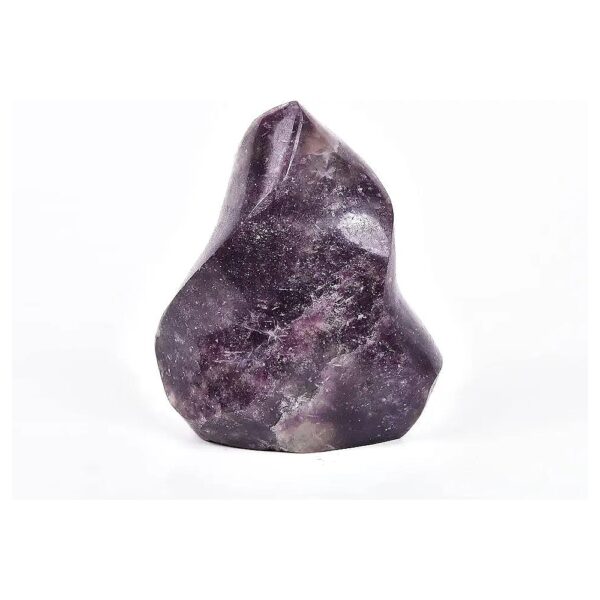 Extra Large Purple Mica Crystal Stone Flame Shaped Tower for Room Decoration