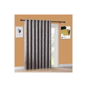 Extra-Large Patio Door Curtains with 16 Grommets for Soft Light Blocking and Insulation